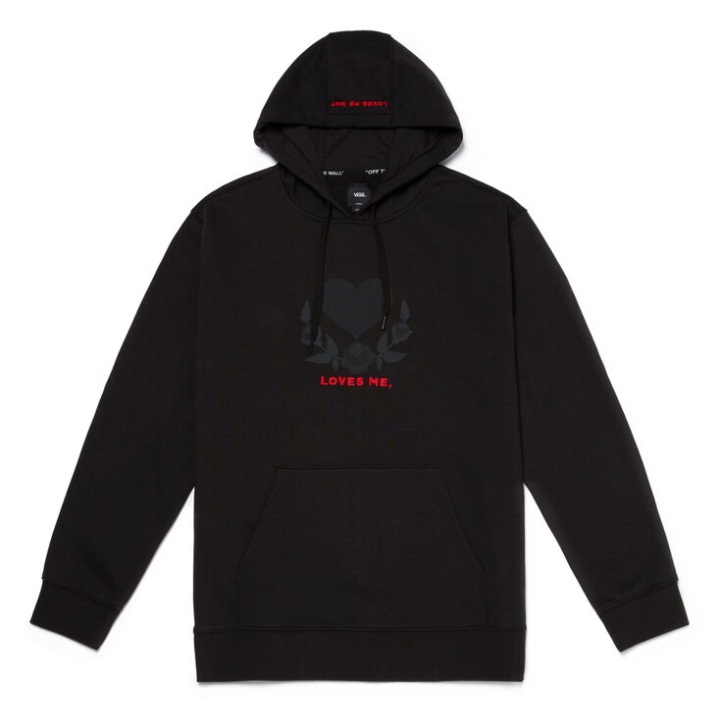 βαν βαλεντίνι πουλόβερ με κουκούλα μαύρο