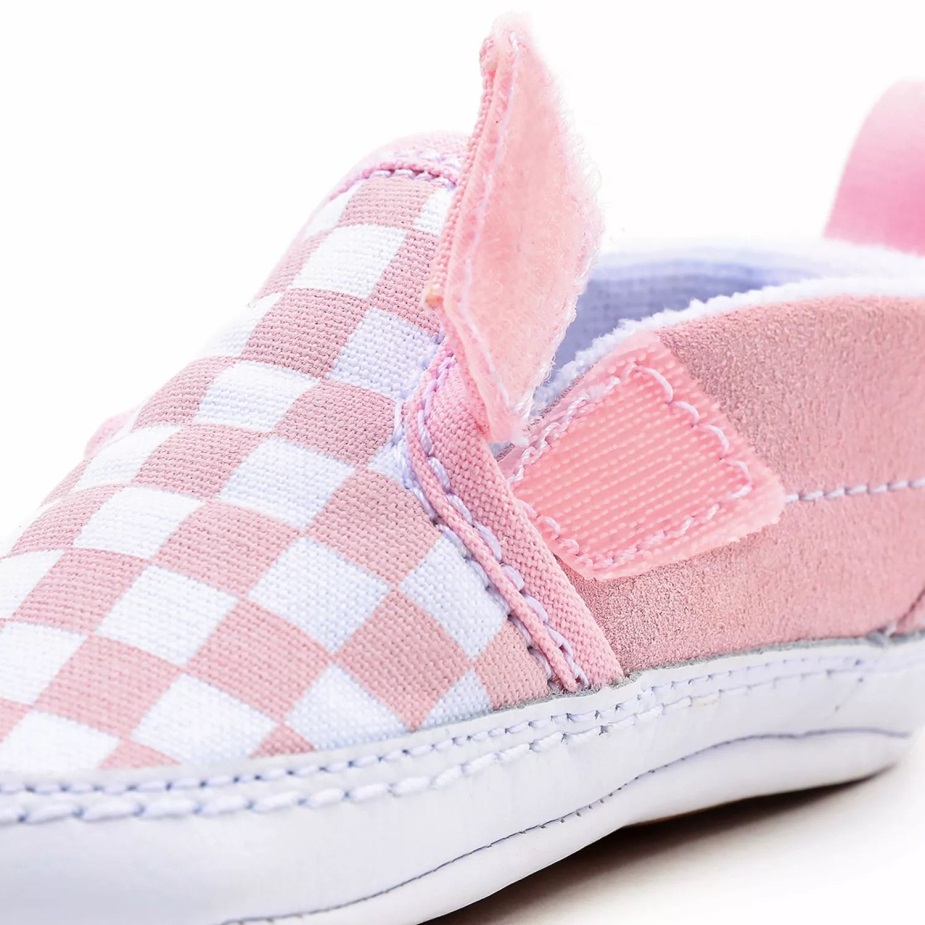 βαν για βρέφη σκακιέρα Slip-on V παπούτσια κούνιας (0-1 έτους) ροζ
