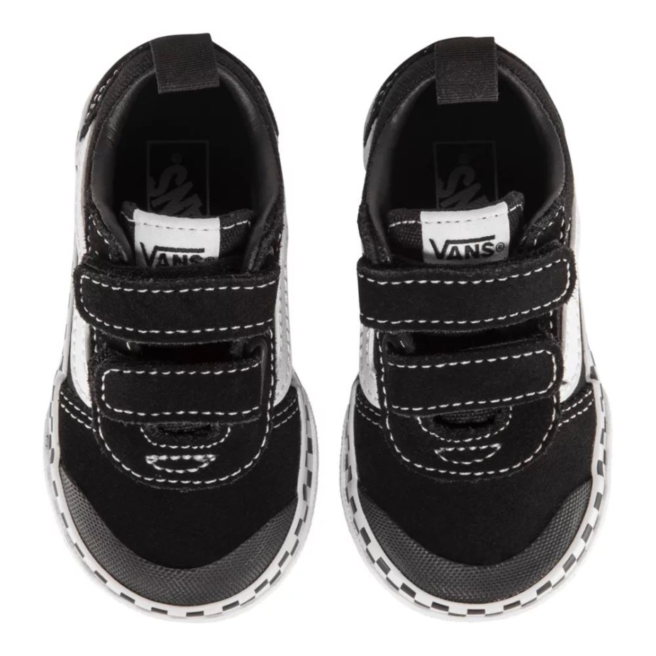 βαν για νήπια παιδική πτέρυγα V Dw Skate Shoes Checker Foxing Black