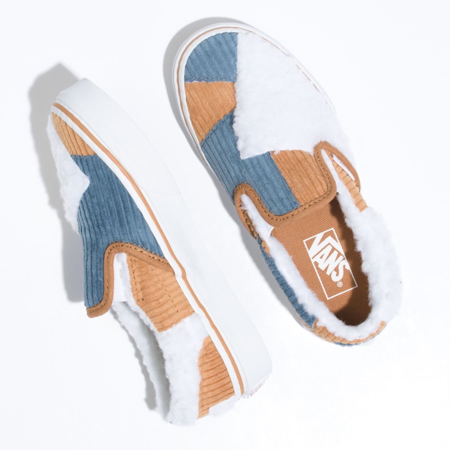βαν για παιδιά Cosy κορδόνι κλασικό Slip-on Patchwork Multi