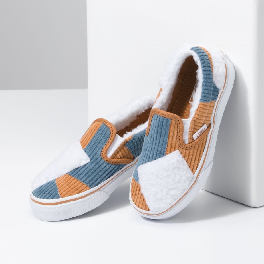 βαν για παιδιά Cosy κορδόνι κλασικό Slip-on Patchwork Multi