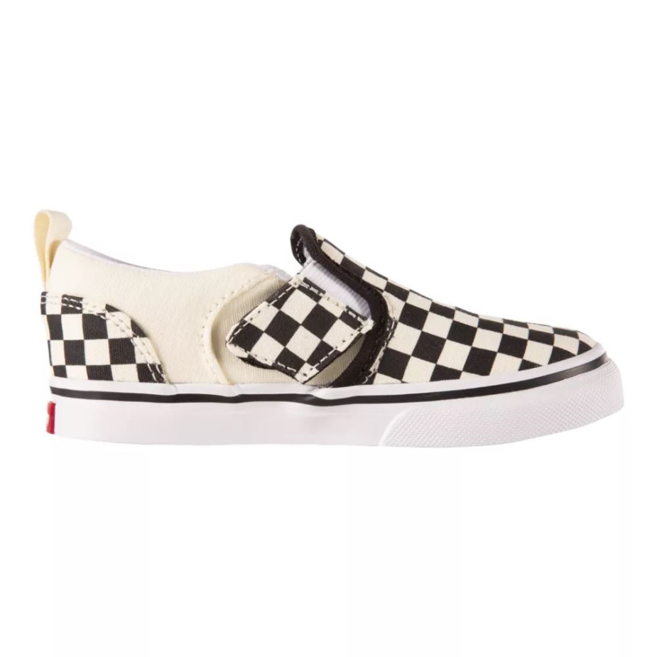 βαν για παιδιά για νήπια Asher V παπούτσια γλιστρούν στο περπάτημα τρέξιμο βέλκρο μαύρο-φυσικό