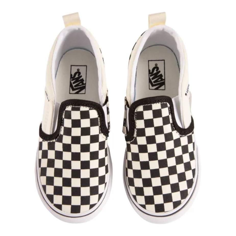 βαν για παιδιά για νήπια Asher V παπούτσια γλιστρούν στο περπάτημα τρέξιμο βέλκρο μαύρο-φυσικό