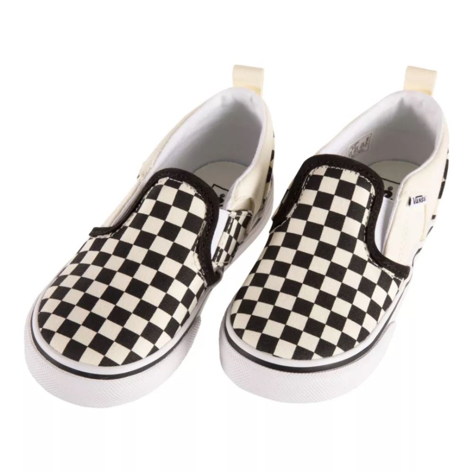 βαν για παιδιά για νήπια Asher V παπούτσια γλιστρούν στο περπάτημα τρέξιμο βέλκρο μαύρο-φυσικό