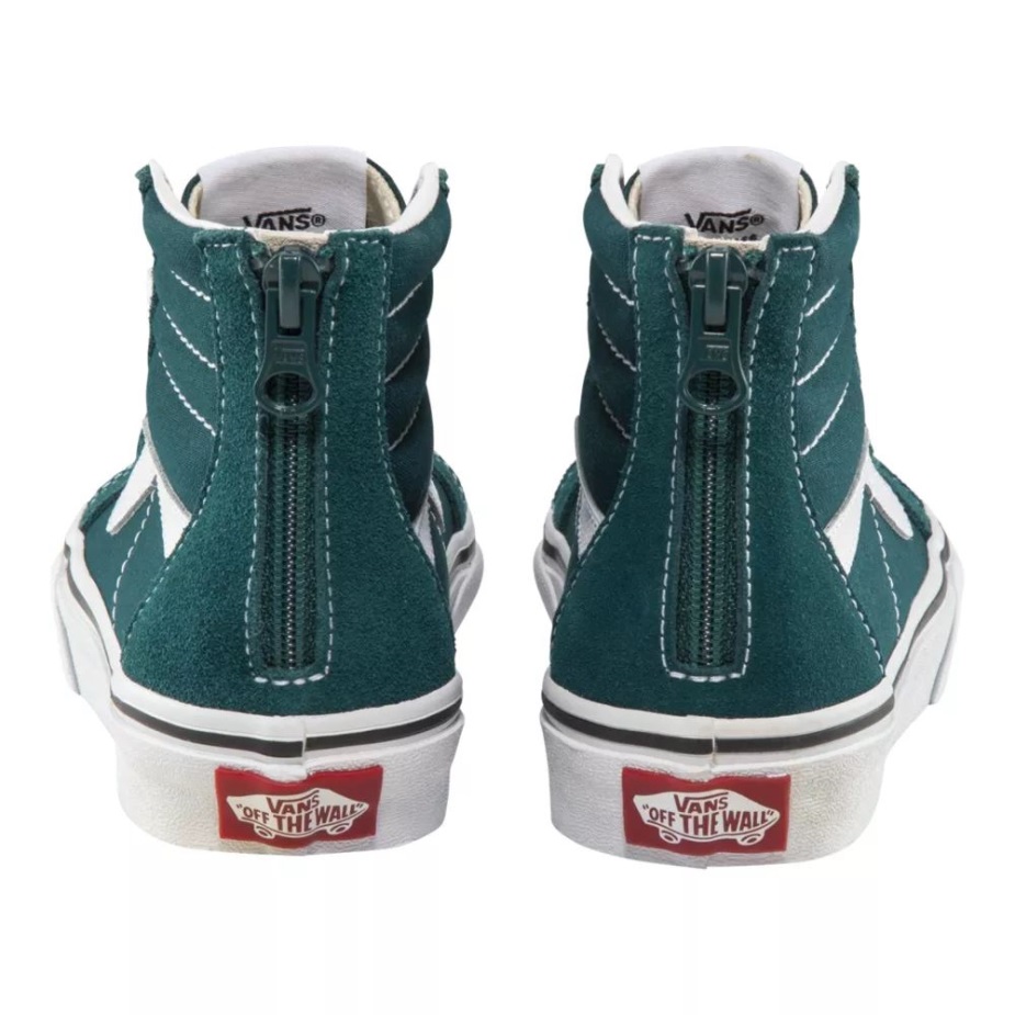 βαν για παιδιά προσχολικής ηλικίας παπούτσια Sk8-hi Zip Skate Color Theory Deep Teal