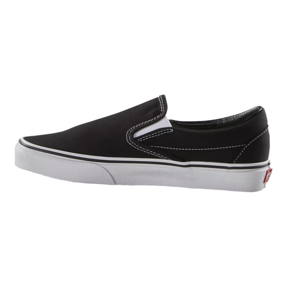 βαν γυναικεία κλασικά παπούτσια Skate Sneakers Low Top Slip σε αναπνεύσιμο μαύρο