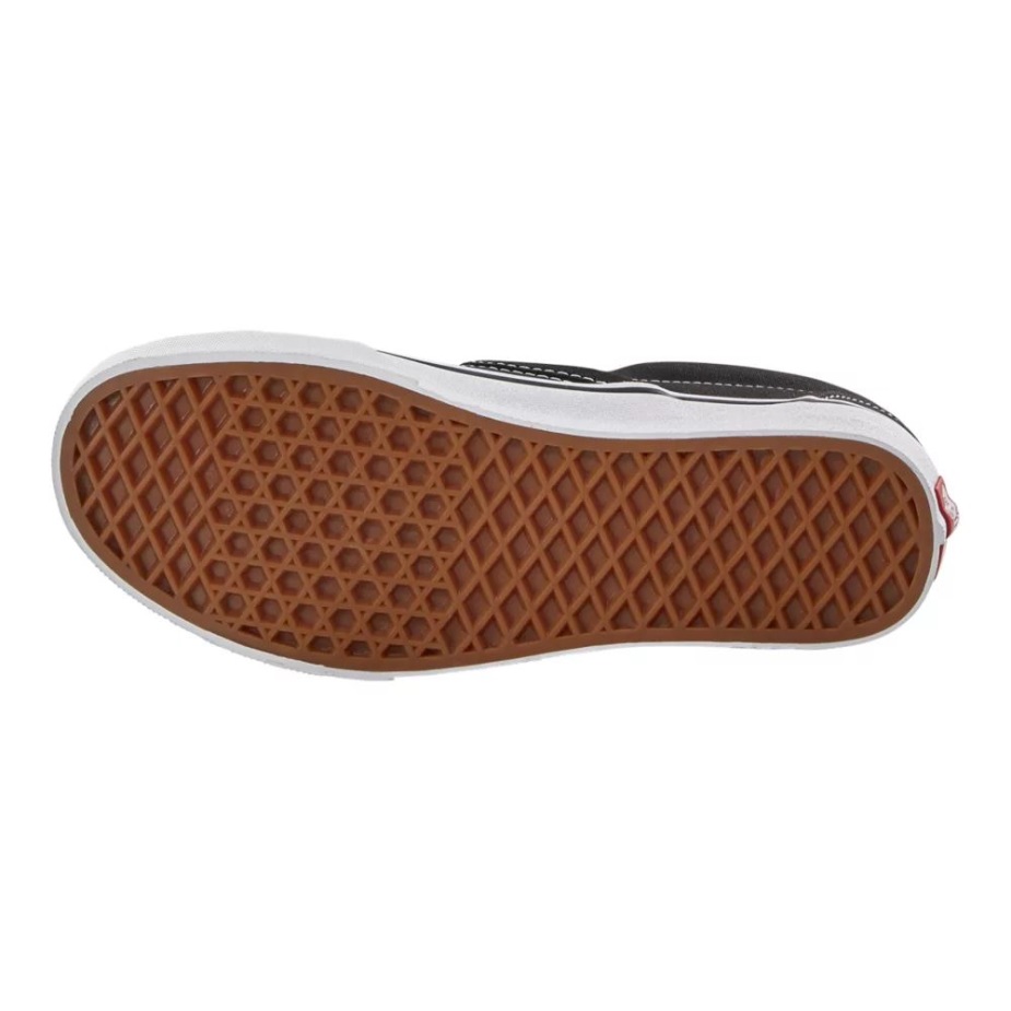 βαν γυναικεία κλασικά παπούτσια Skate Sneakers Low Top Slip σε αναπνεύσιμο μαύρο