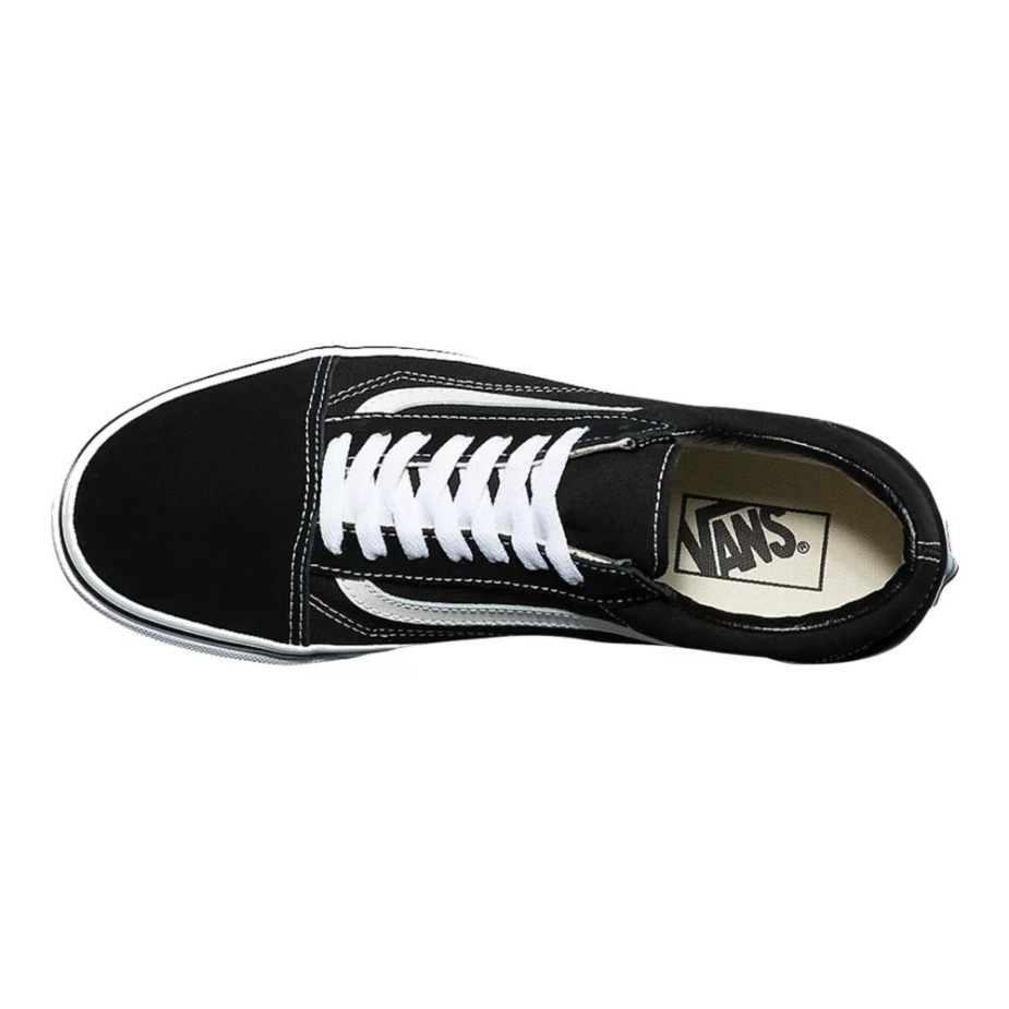 βαν γυναικεία παλιά Skool Skate παπούτσια Sneakers Low Top Slip σε αναπνεύσιμη κρέμα