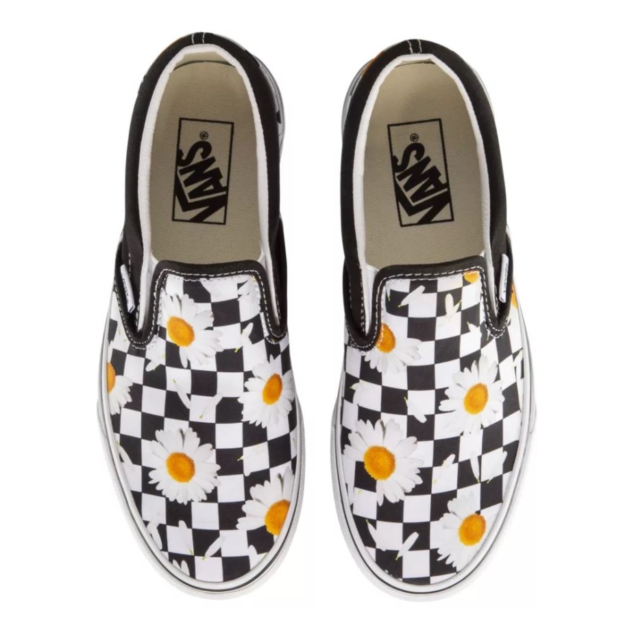 βαν γυναικεια κλασικα Slip On Love Me Love Me Not Skate Shoes μαυρα