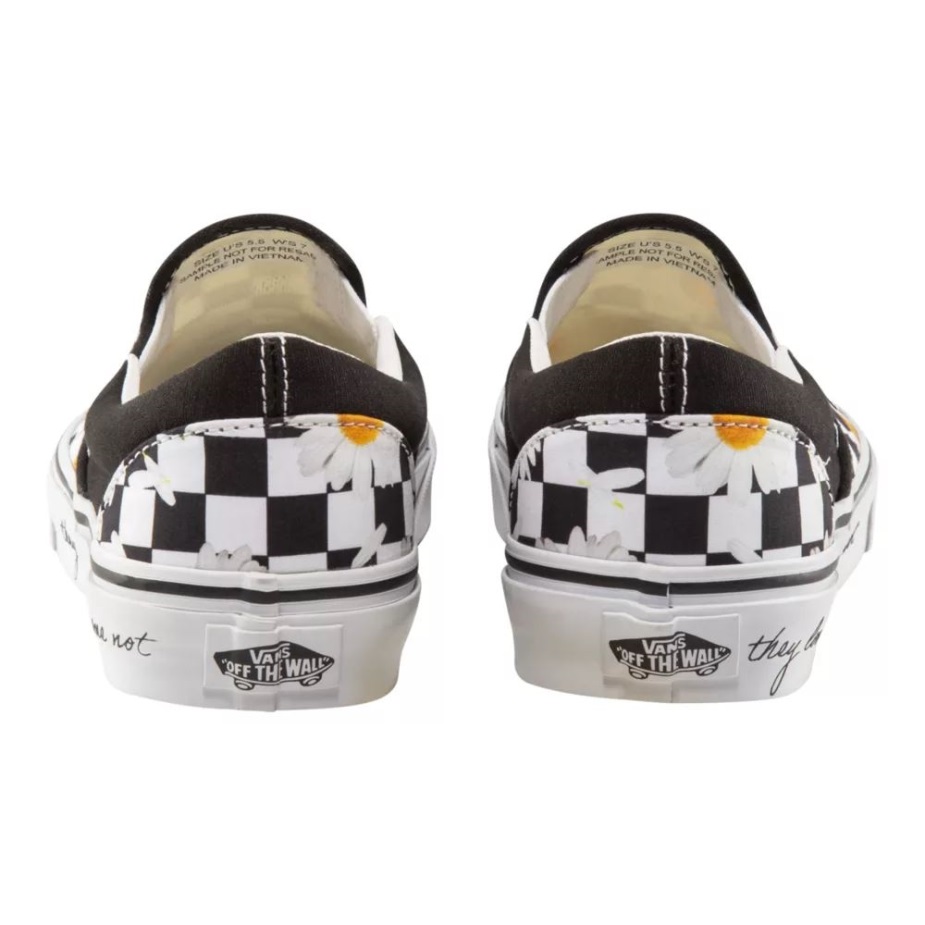 βαν γυναικεια κλασικα Slip On Love Me Love Me Not Skate Shoes μαυρα