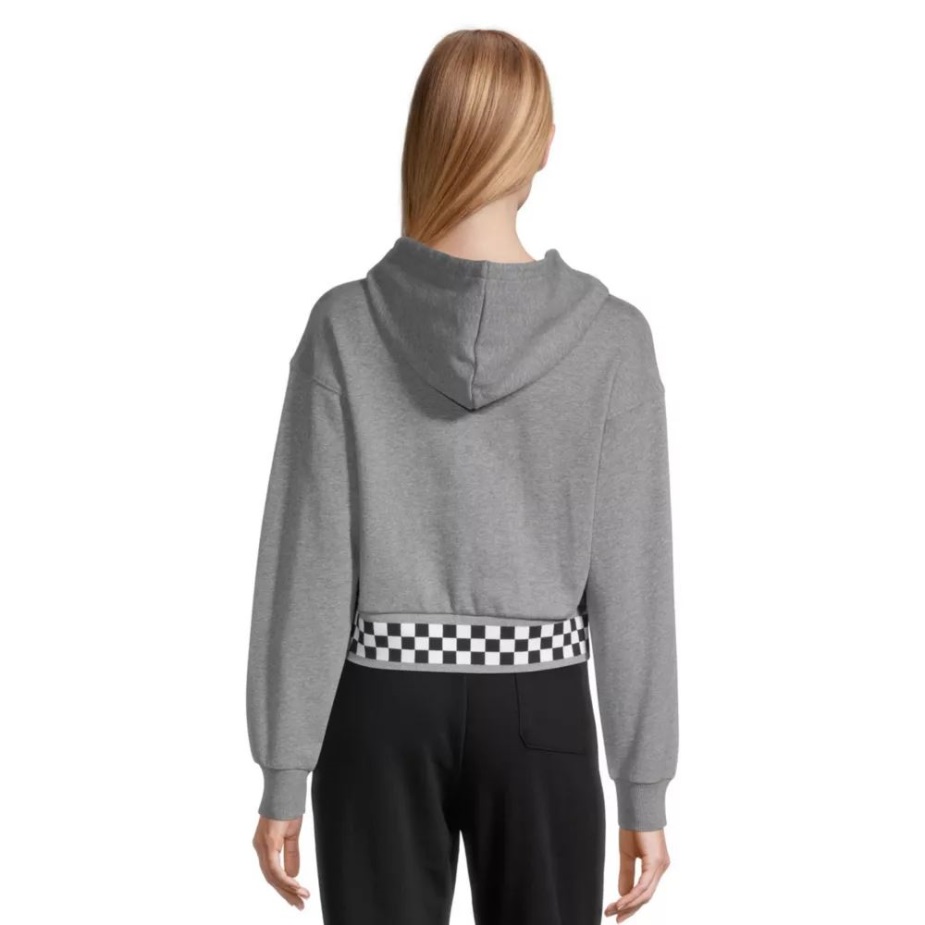 βαν γυναικεια μπουμ μπουμ 88 Crop Hoodie Grey Heather