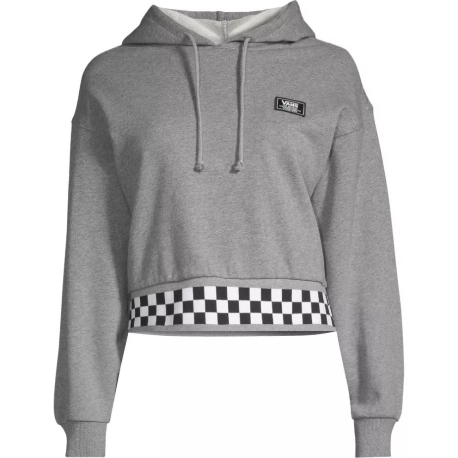 βαν γυναικεια μπουμ μπουμ 88 Crop Hoodie Grey Heather