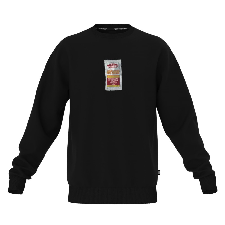 βαν καυτερή σάλτσα πουλόβερ πλήρωμα μαύρο