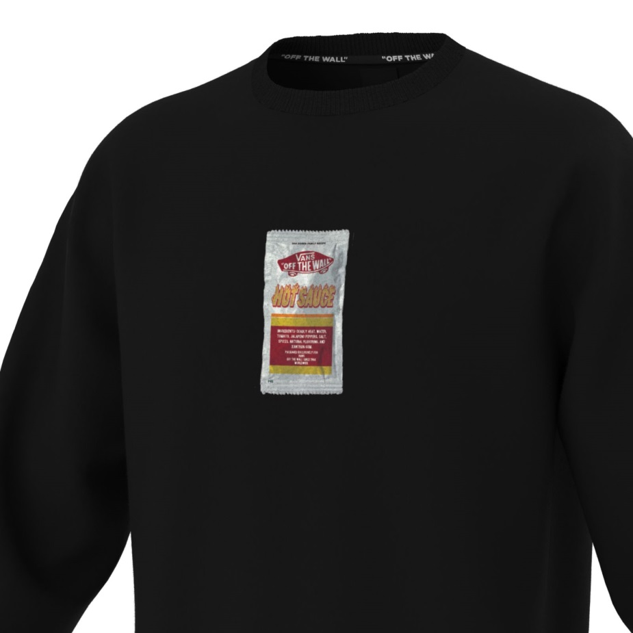 βαν καυτερή σάλτσα πουλόβερ πλήρωμα μαύρο