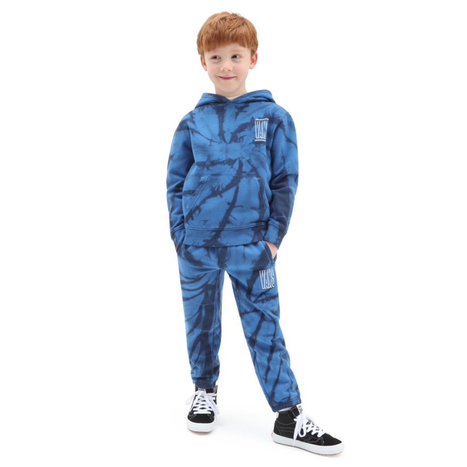 βαν μικρα παιδια γραβάτα βαφή φλις παντελόνι (2-8 ετών) μπλε