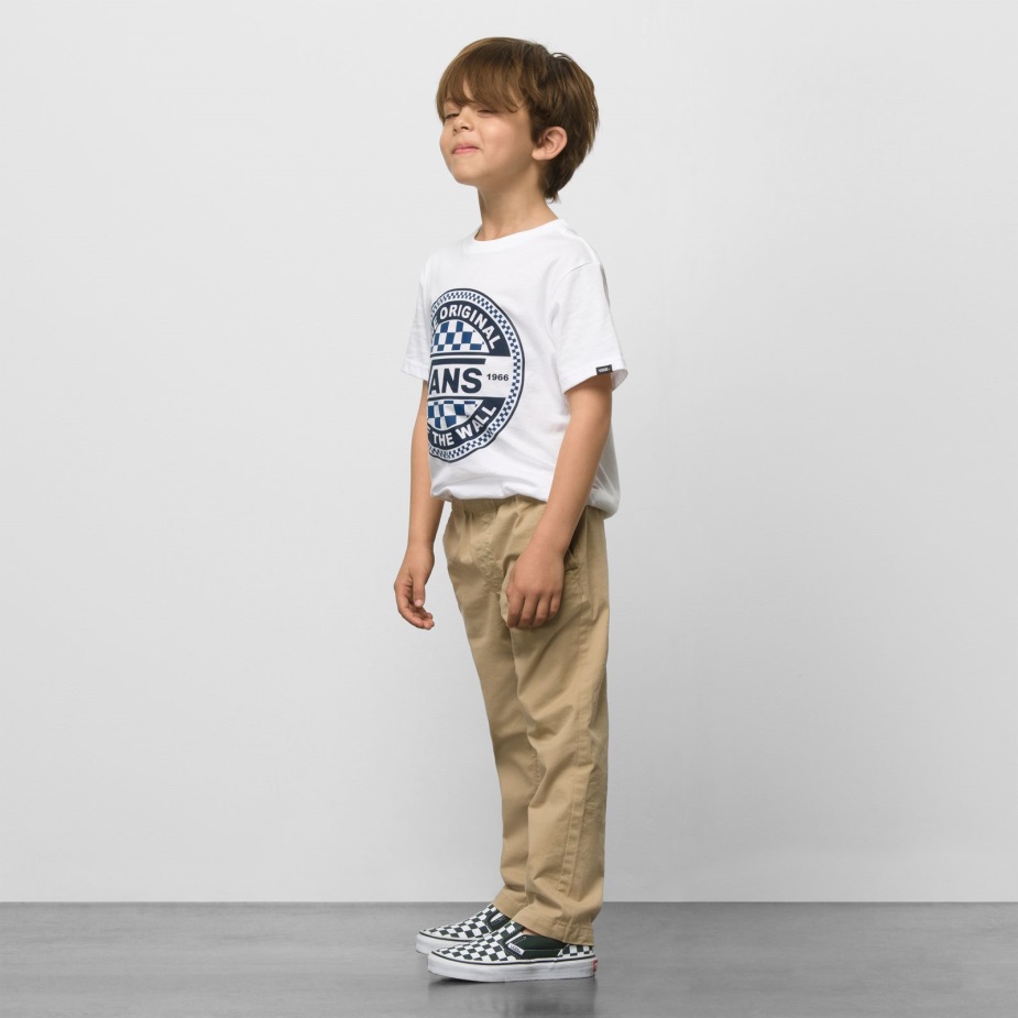 βαν μικροπαιδια γκάμα ελαστικό παντελόνι μέσης χακί