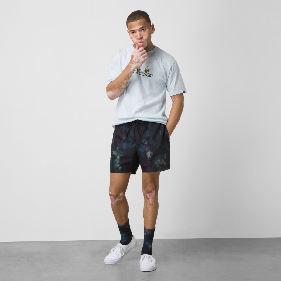 βαν μικτά 16\ βόλεϊ μαύρο-μοβ-λάιμ διάτρηση