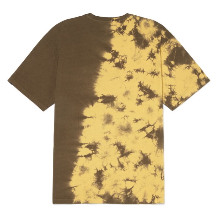 βαν μισοδεμένο κοντομάνικο μπλουζάκι κίτρινο πλύσιμο