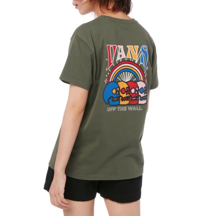 βαν ουράνιο τόξο μπλουζάκι κρανίο θυμάρι