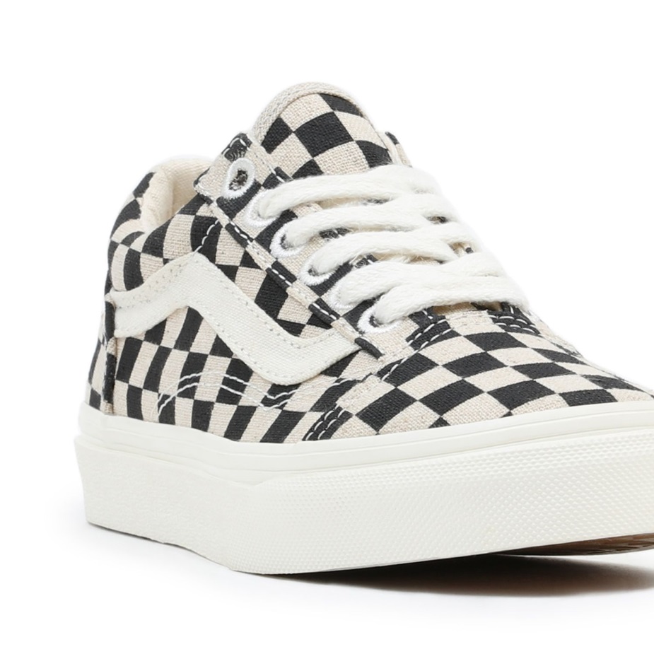 βαν παπουτσια παλια Skool (4-8 χρονων) παιδικα μαυρο-ασπρο