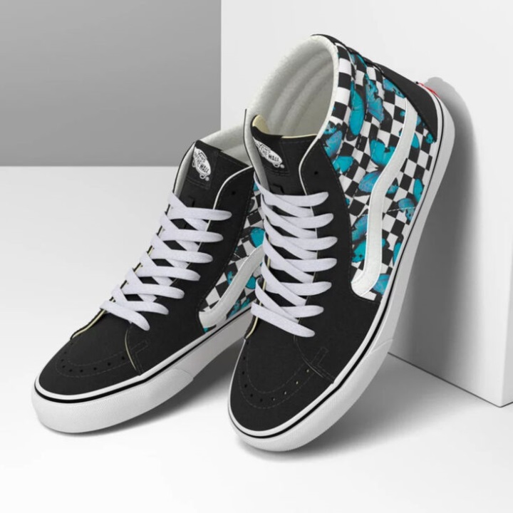 βαν πεταλούδα Sk8-hi αληθινό λευκό