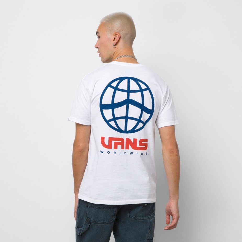 βαν σε όλο τον κόσμο μπλουζάκι λευκό