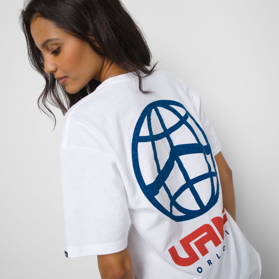 βαν σε όλο τον κόσμο μπλουζάκι λευκό