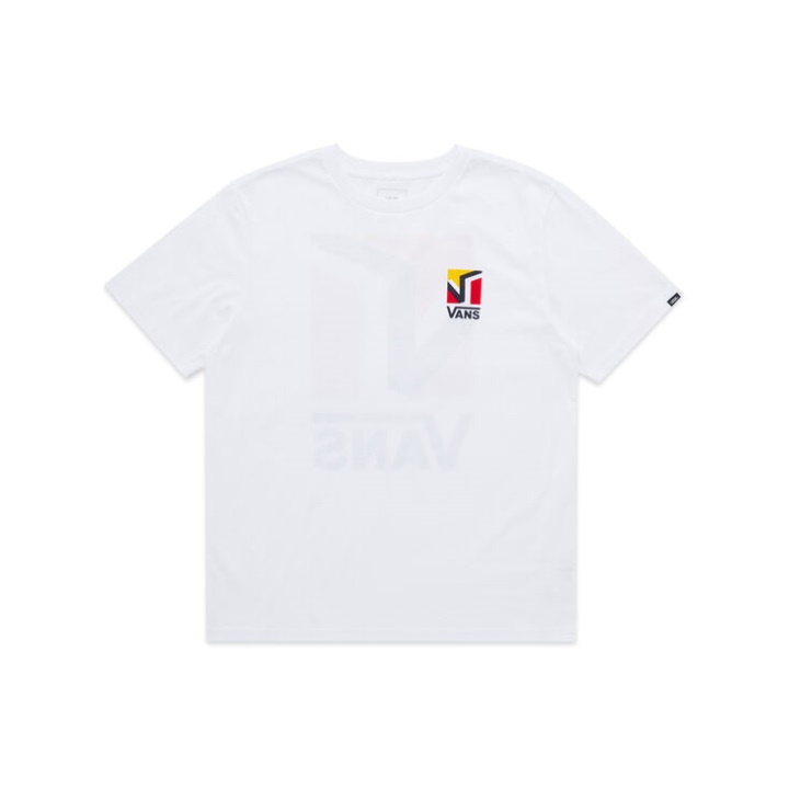 βαν τσεκάρετε το κουτί μπλουζάκι λευκό