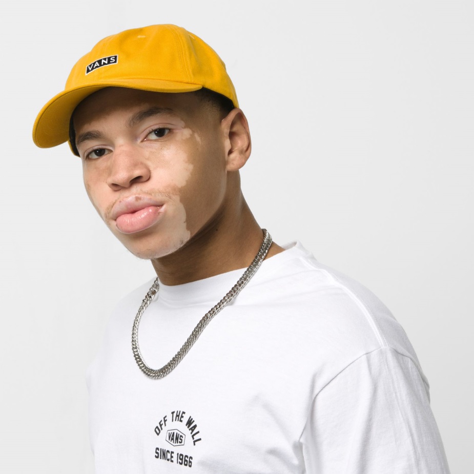 βανάκια κυρτό καπέλο τζόκεϋ χρυσοκίτρινο