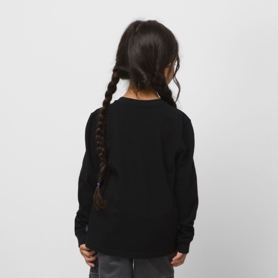 βανάκια παιδάκια ουράνιο τόξο ιππόκαμπος μακρυμάνικο μπλουζάκι μαύρο