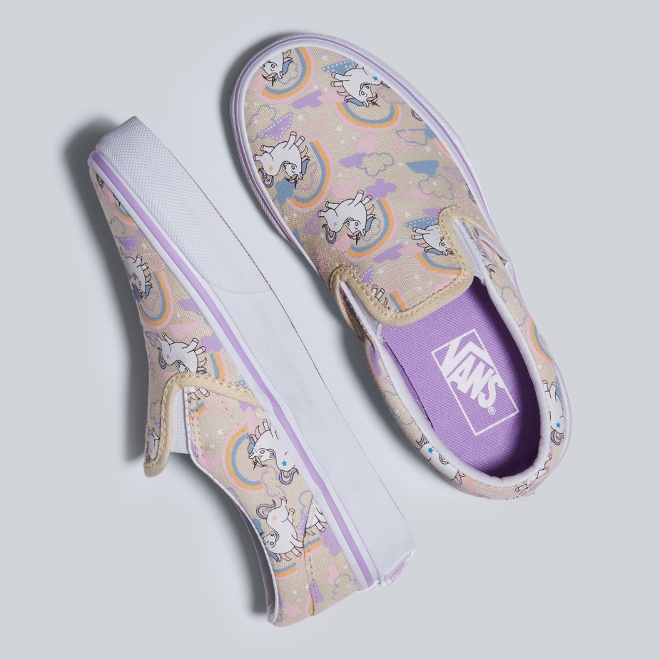 βανάκια παιδικά κλασικά Slip-on μυθική λάμψη λευκή