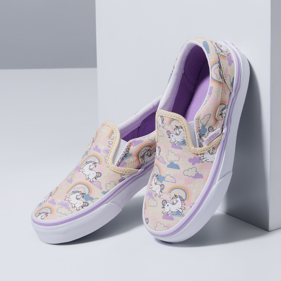 βανάκια παιδικά κλασικά Slip-on μυθική λάμψη λευκή