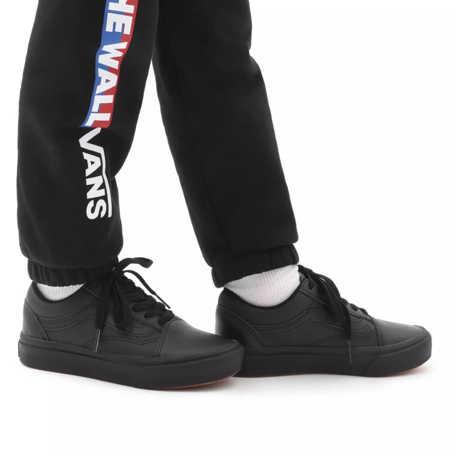 βανάκια παιδικά κλασικά ρουφηξιά Comfycush παλιά Skool παπούτσια (4-8 ετών) μαύρα