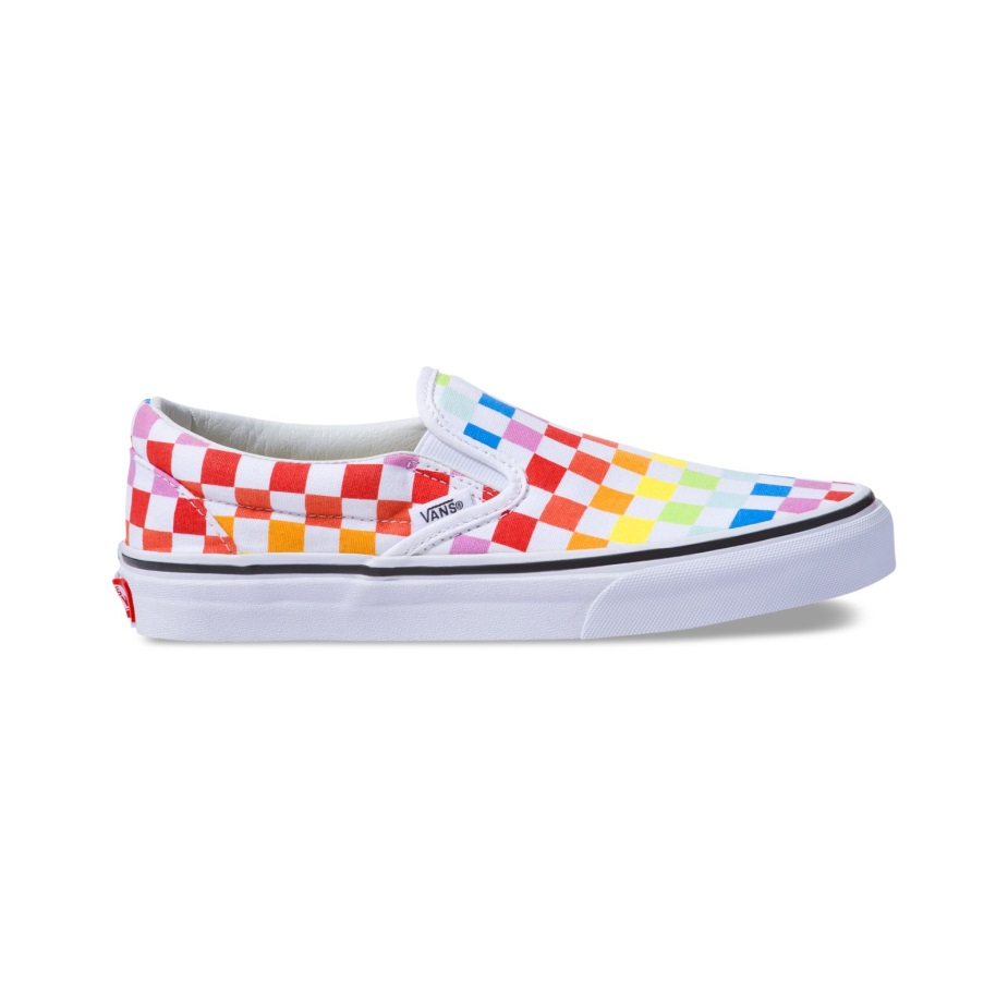 βανάκια παιδική σκακιέρα Slip-on Rainbow-true White