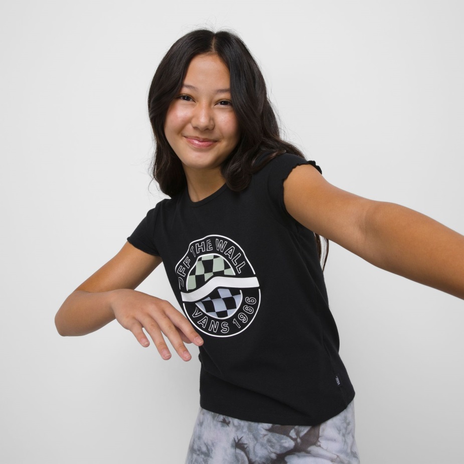 βανάκια παιδική σφαίρα ρίγες μαρούλι άκρη μαύρο μπλουζάκι