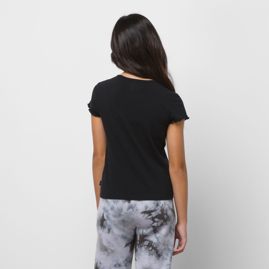 βανάκια παιδική σφαίρα ρίγες μαρούλι άκρη μαύρο μπλουζάκι