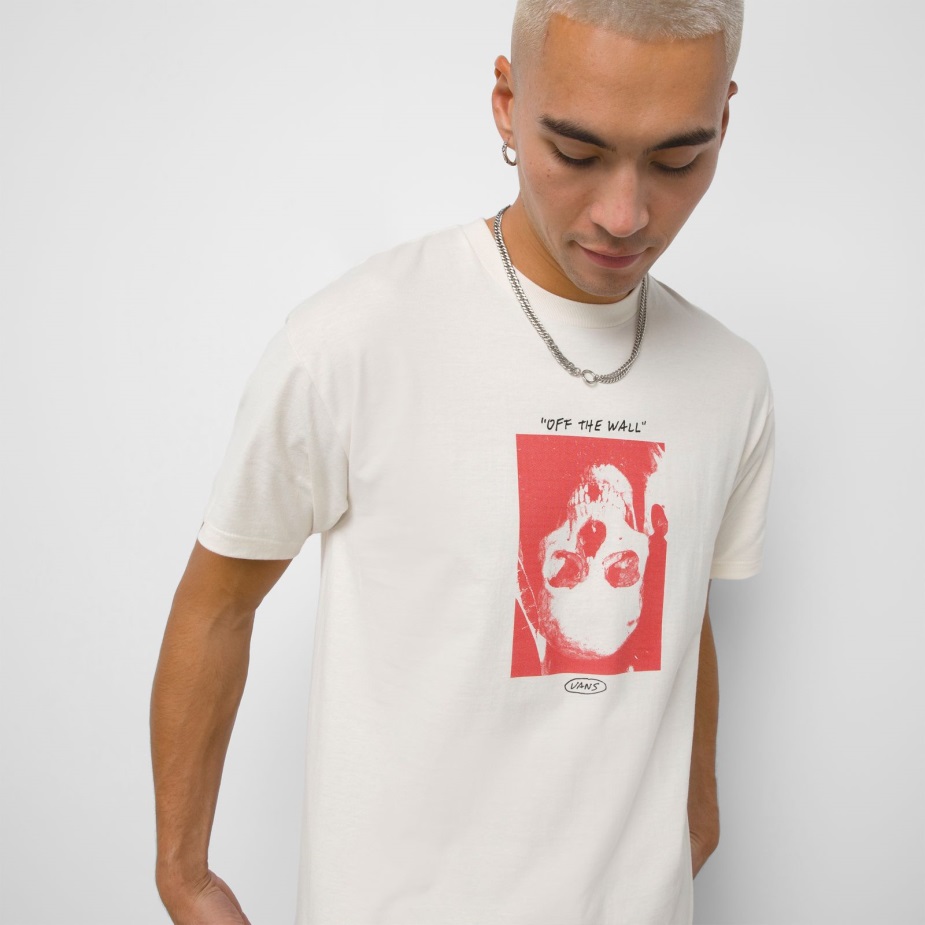 βανάκια σε κουτί κρανίο μπλουζάκι αντίκα λευκό