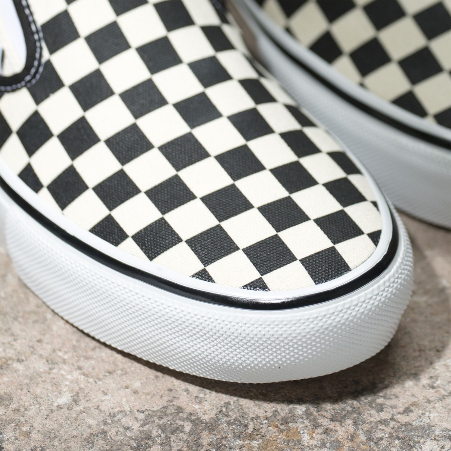 βανάκια σκακιέρας Skate Slip-on Black-off White