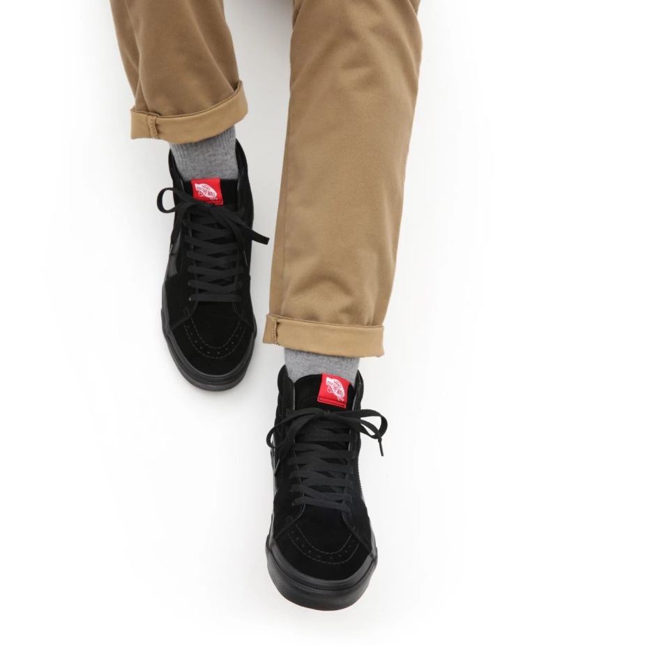 γυναικεία φορτηγά Sk8-hi παπούτσια μαύρα