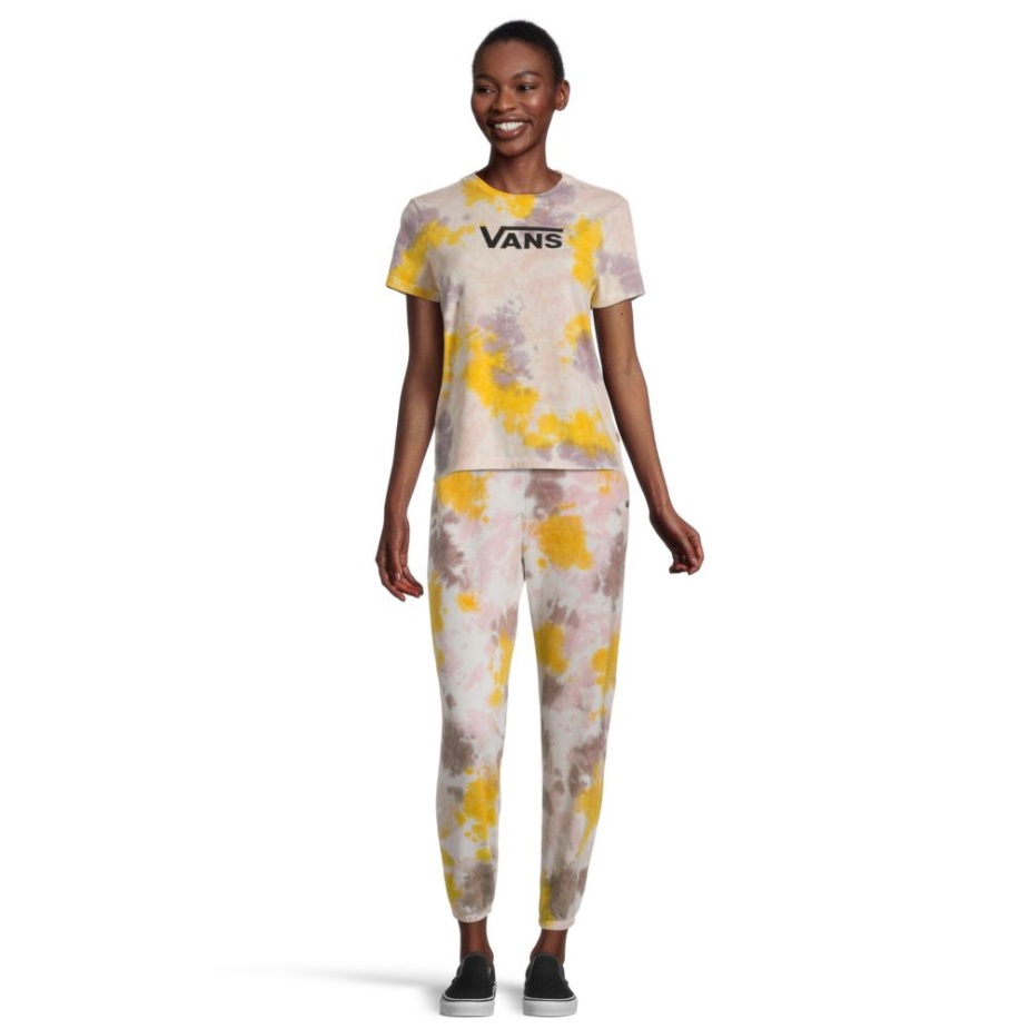 γυναικεία φορτηγά μπλουζάκι διακοπής πληρώματος μωβ περιστέρι