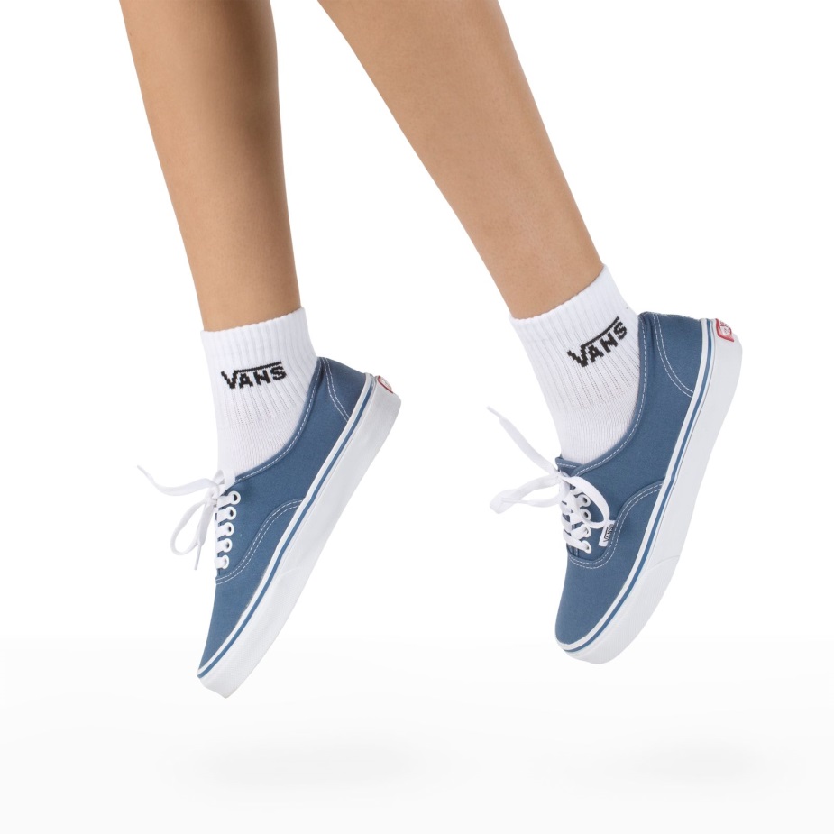 κάλτσα Vans Half Crew μεγέθους 65-10 λευκή