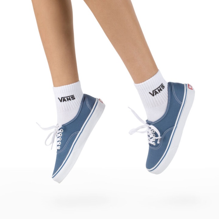 κάλτσες Vans Half Crew (μέγεθος 65-10 1 πακέτο) λευκές