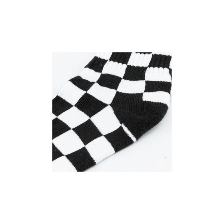κάλτσες πληρώματος σκακιέρας φορτηγών (μέγεθος 65-9 1 πακέτο) ασπρόμαυρο Check