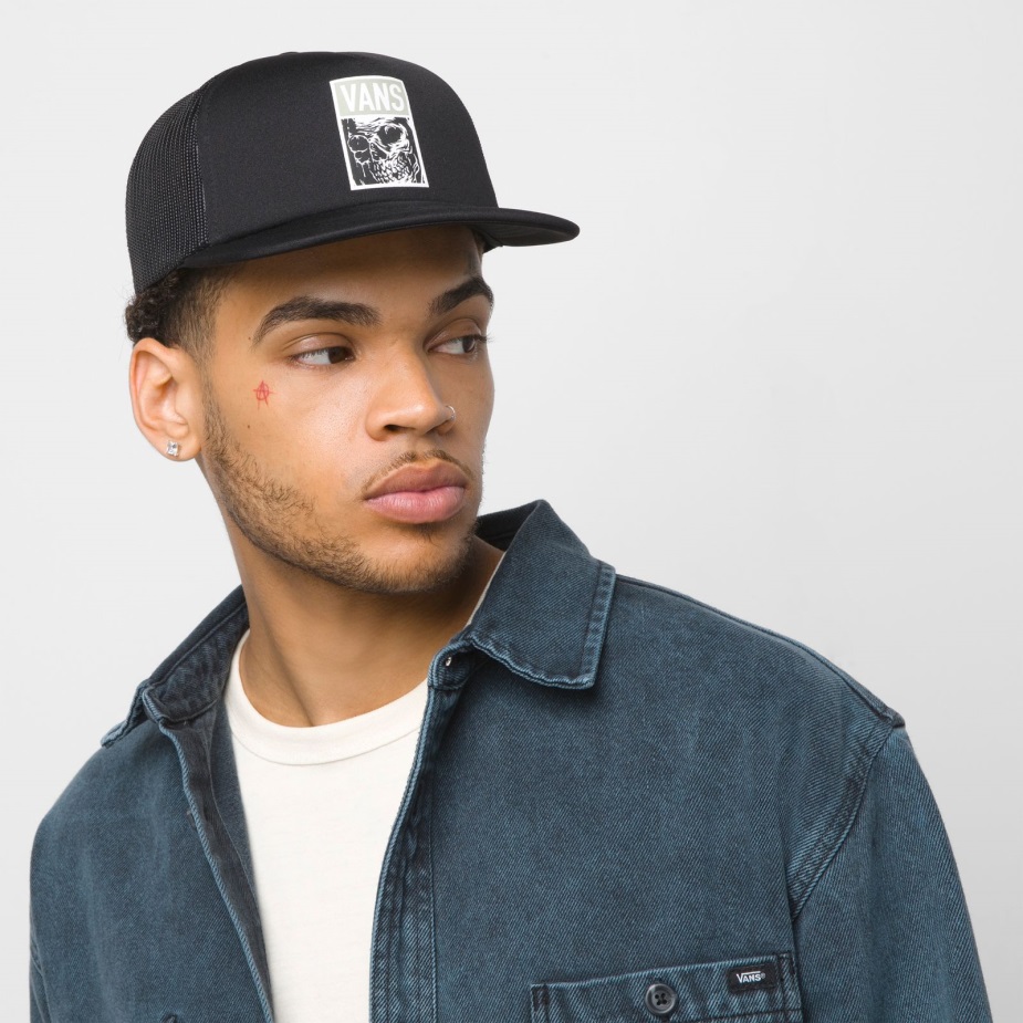 καπέλο φορτηγατζή Comic Strip Vans μαύρο