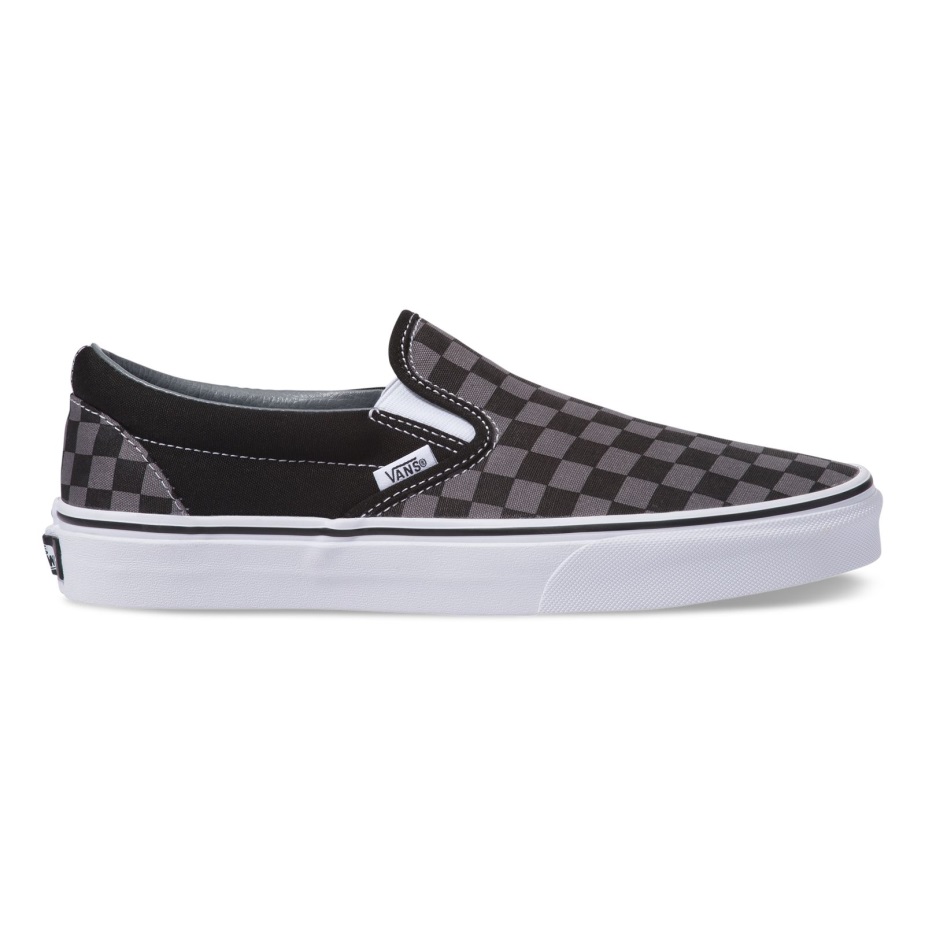καρό φορτηγών Slip-on Black-pewter Check