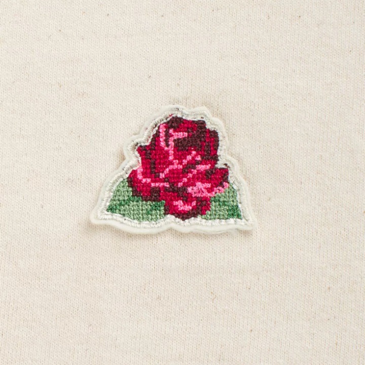 κεντητό μπλουζάκι Vans Anaheim λευκό