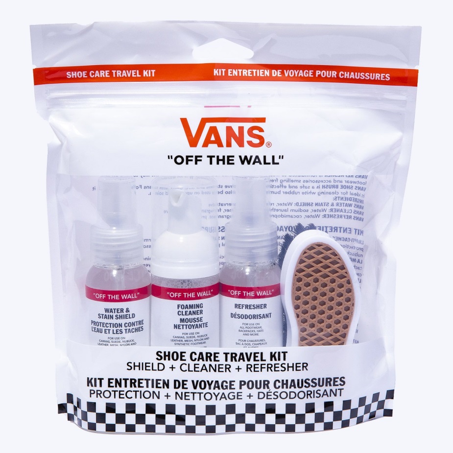 κιτ ταξιδίου περιποίησης παπουτσιών Vans λευκό