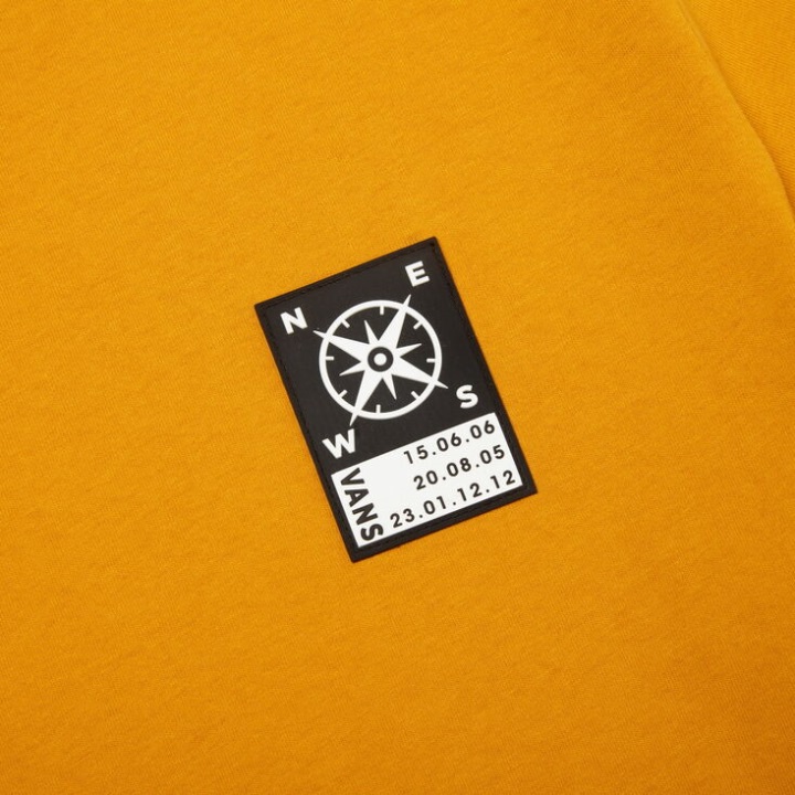 κοντομάνικο μπλουζάκι Vans Camper Gx σε χρυσοκαφέ