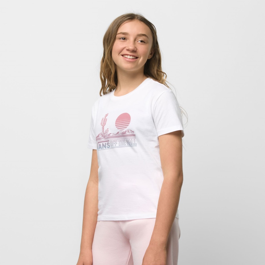 λευκό μπλουζάκι για παιδιά Gallup Crew