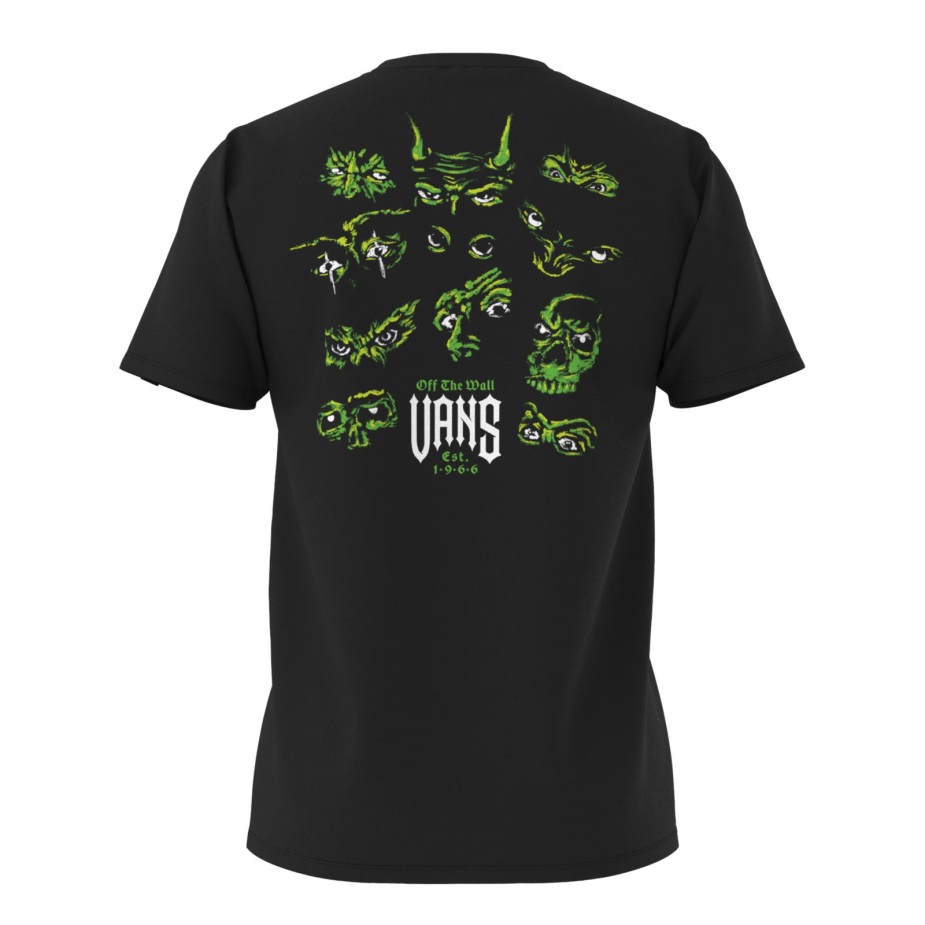 μάτια βαν με το σκούρο μπλουζάκι μαύρο